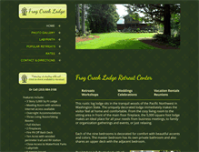 Tablet Screenshot of frogcreeklodge.com